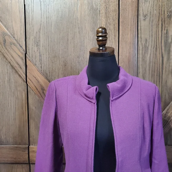 Armani Collezioni Purple Blazer - Picture 3 of 5